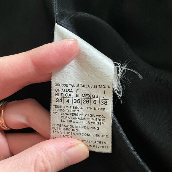 Max Mara studio agnese coat in black - Picture 10 of 10